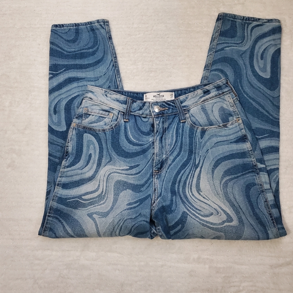 Hollister Blue High Rise Women Jeans